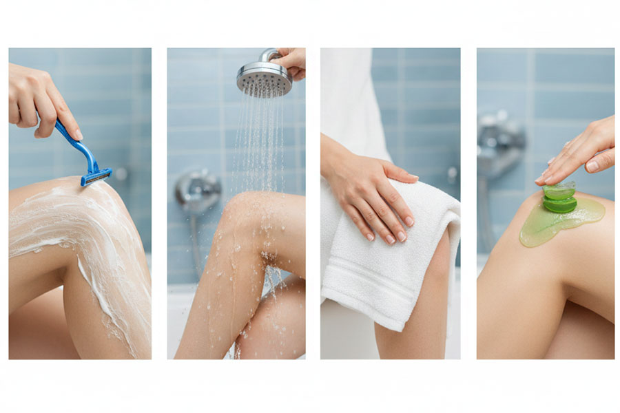 مراحل شیوکردن صحیح