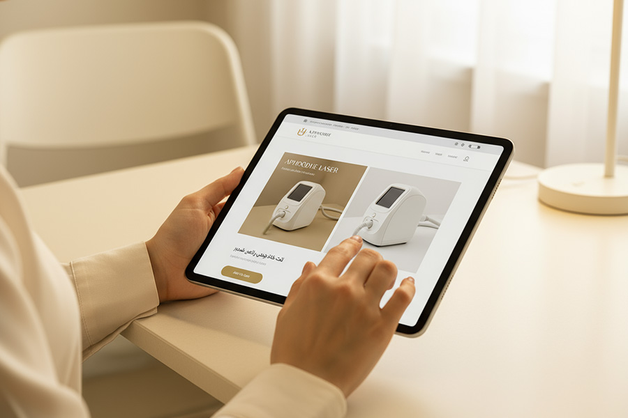 خرید دستگاه لیزر خانگی از آفرودیت لیزر