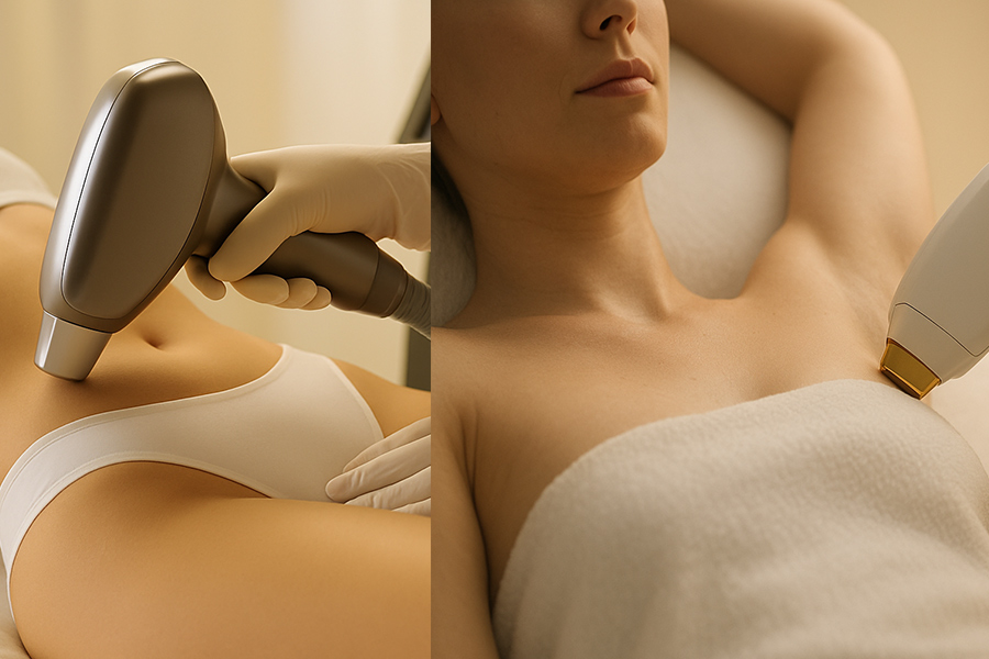 لیزر تیتانیوم برای بیکینی و زیر بغل | آیا موثرتر است؟