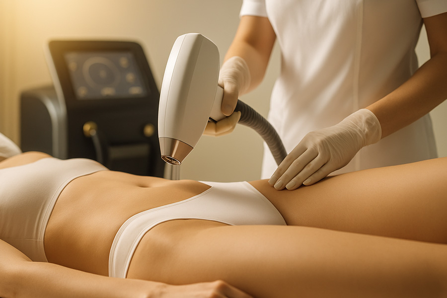 نتایج لیزر تیتانیوم در نواحی حساس بدن