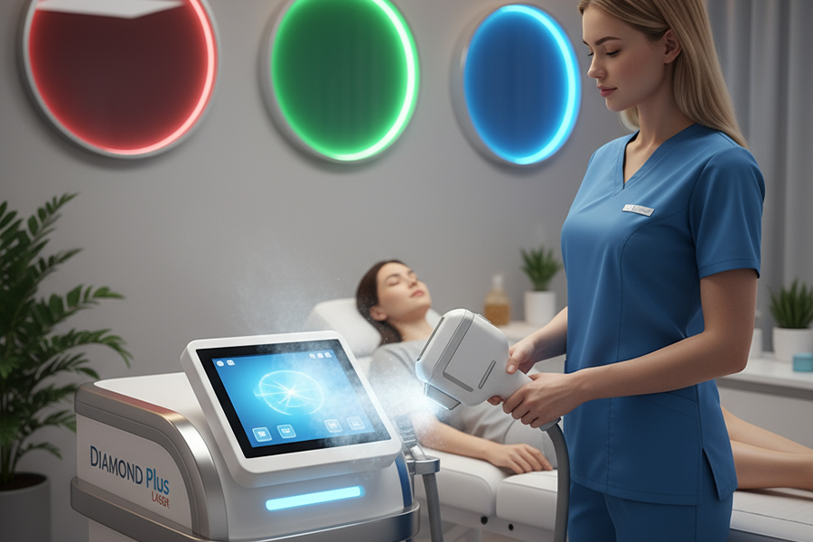 انواع طول موج لیزر دایموند پلاس؛ سیستم کولینگ پیشرفته