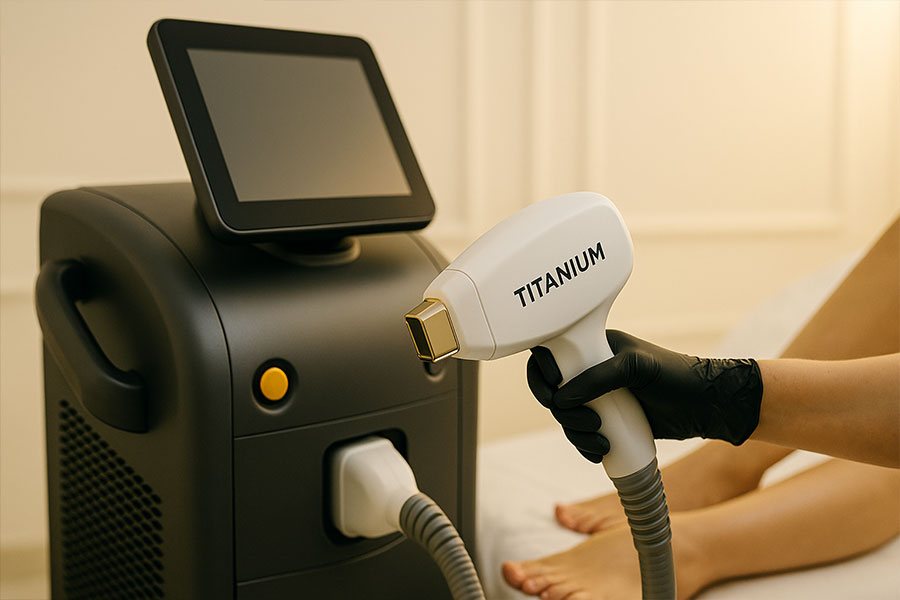 جوابدهی لیزر تیتانیوم