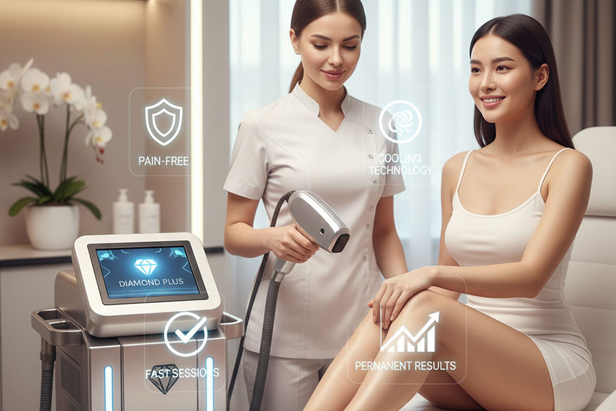 مزایای دستگاه لیزر دایموند پلاس