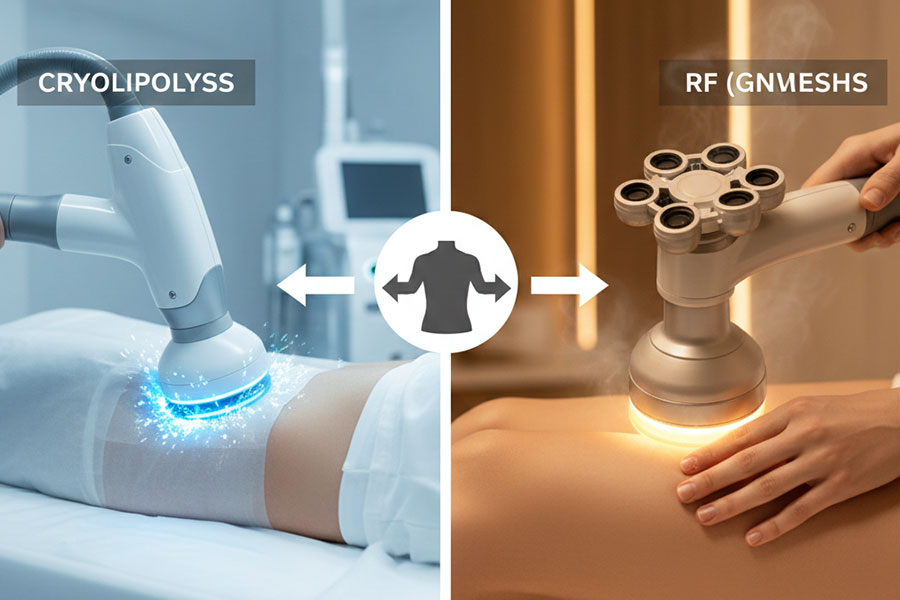 کرایولیپولیز بهتر است یا آر اف از نظر نتیجه؟